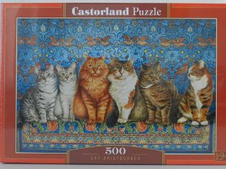 Obrázek z Puzzle 500 dílků - Kočičí aristokracie 